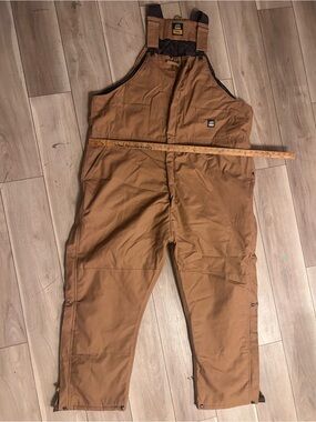 Berne 4XL Brown Duck Bib Overalls - Men